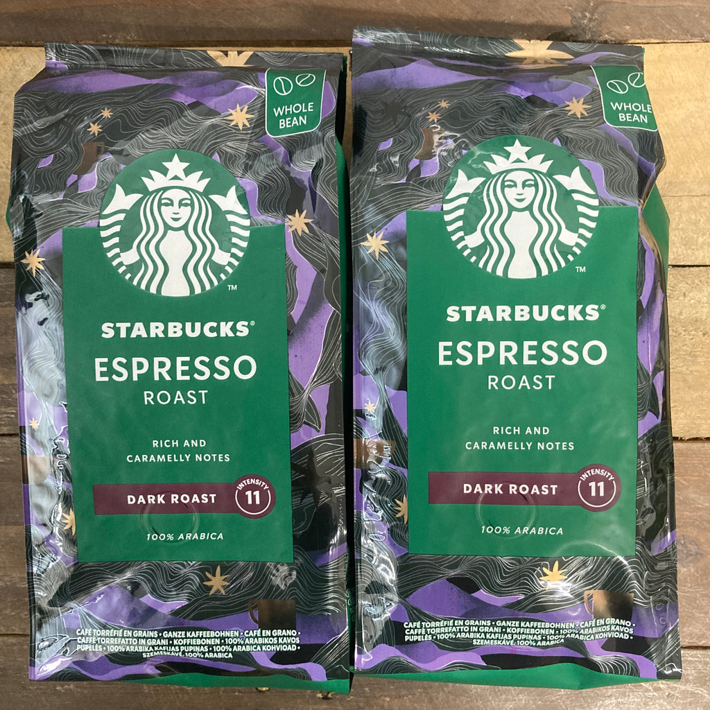 900g Starbucks Espresso Dark Roast Coffee Beans (2x450g) Low