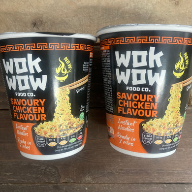 Wok Wow Food Co. Savoury Chicken Instant Noodles