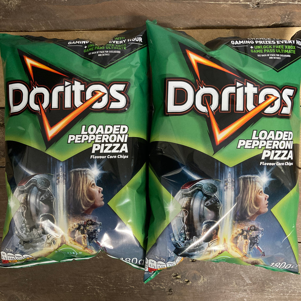 4x Doritos Tortilla Chips Pepperoni Pizza Tortilla Chips Share Bags (4