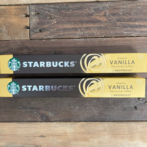 40x Starbucks Creamy Vanilla Flavoured Nespresso Coffee Pods (4 Boxes of 10)