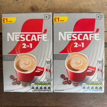 12x Nescafe Original 2in1 Instant Coffee Sachets (2 Boxes of 6x9g)