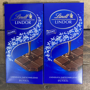 Lindt Lindor Dark Chocolate Dunkel Bars