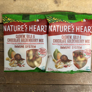 Nature's Heart Cashew, Goji & Chocolate Goldenberry Immune System Mix