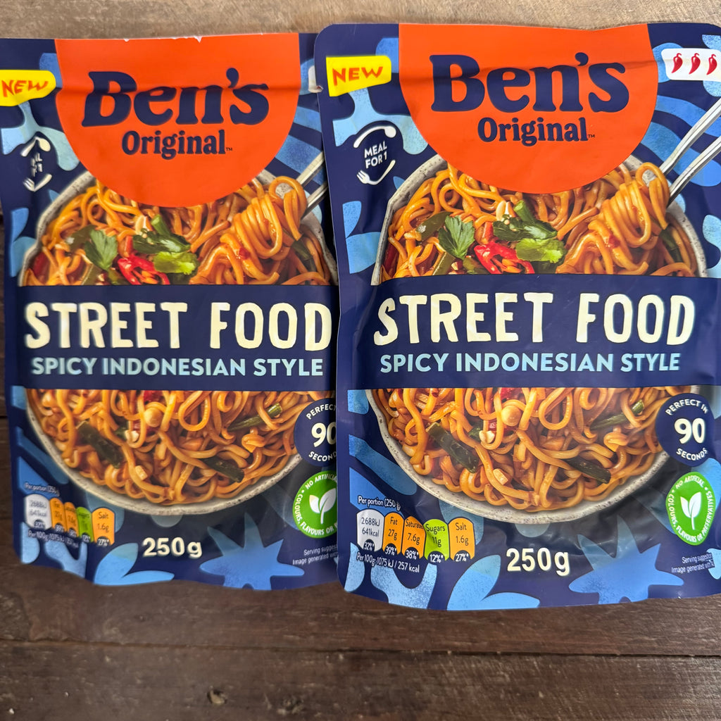 2x Ben s Original Street Food Indonesian Spicy Noodles Meals 2x250g 2x Ben s Original Street Food Indonesian Spicy Noodles Meals 2x250g