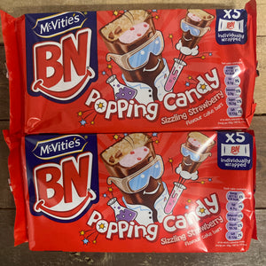 McVitie's BN Popping Candy Sizzling Strawberry Flavour Cake Bars