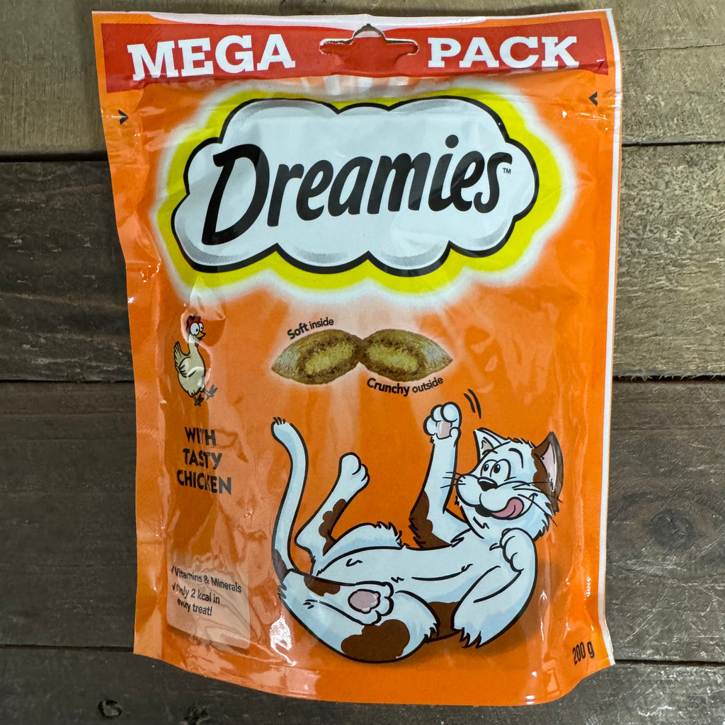 200g Dreamies Cat Treat Biscuits with Chicken Mega Pack (1x200g