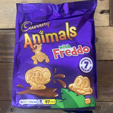 14x Cadbury Animals with Freddo Mini Chocolate Biscuits Snack Packs (2 Bags of 7x19.9g)