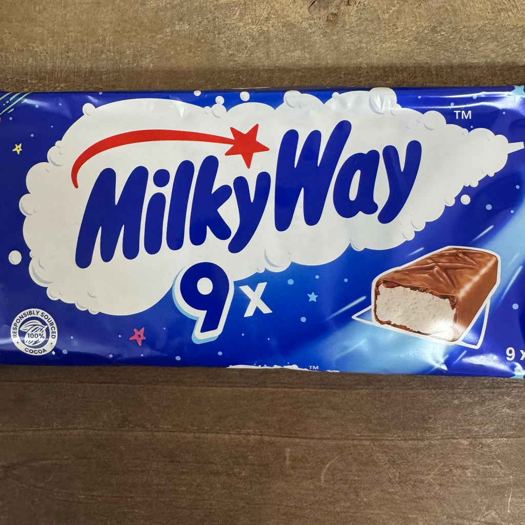 9x Milky Way Chocolate Bars (9x21.5g) | Low Price Foods Ltd