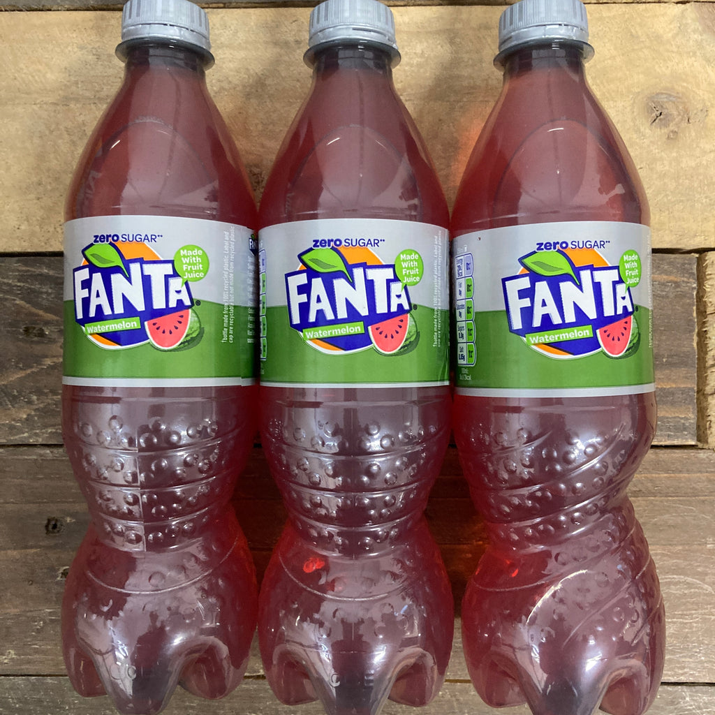6x Fanta Watermelon Zero Sugar Bottles (6x500ml) & Low Price Foods Ltd