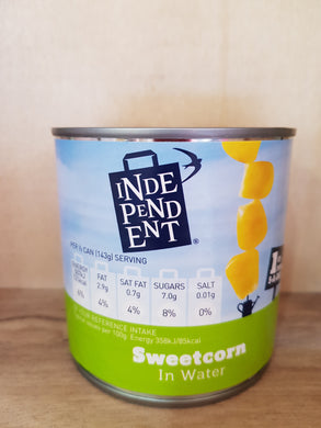 Independent Sweetcorn in Water 340g