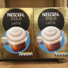 16x Nescafe Gold Latte Instant Coffee Sachets (2 Packs of 8 Sachets)