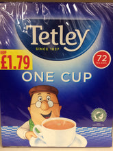 Tetley One Cup Tea Bags 72 Pack