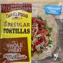16x Old El Paso Super Soft Whole Wheat Tortillas (2 Packs of 8 Wraps)