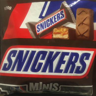 1/2 Kilo of Snickers Minis (3 Bags of 170g)