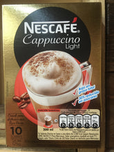 20x Nescafe Cappuccino Light Sachets (2 Packs of 10 Sachets)