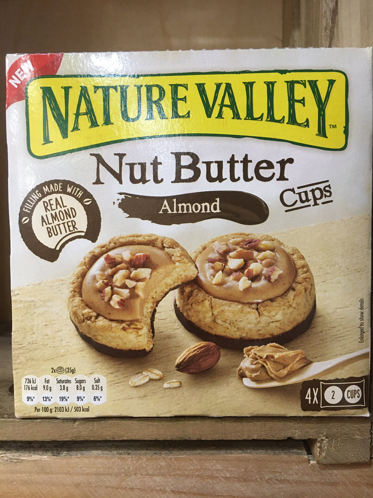 Nature Valley Nut Butter Cups Almond 4 Pack 140g (4x2 Cups) & Low Price