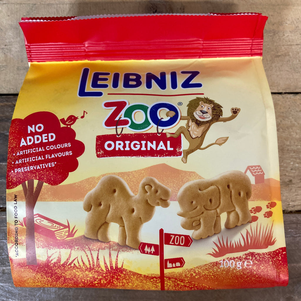 ZOO Biscuits Cacao, 100 g, Leibniz ZOO Biscuits Cacao, 100 g, Leibniz