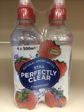 Perfectly Clear Still Water Strawberry 4x500ml