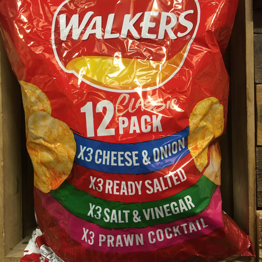 12x Walkers Classic Variety Crisps 12x25g And Low Price Foods Ltd