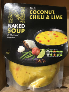 3x Naked Soup Thai Coconut, Chilli & Lime (3x300g)