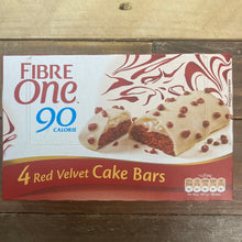 12x Fibre One Red Velvet Cake Bars (3 Packs of 4 Bars)