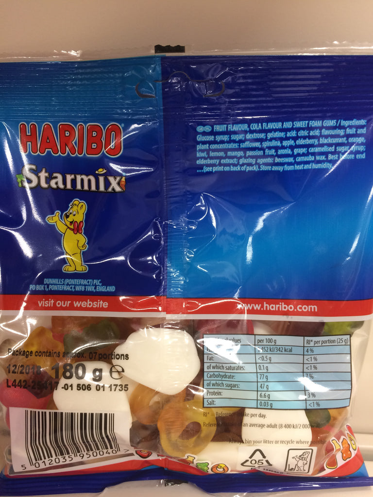 Haribo Starmix Sweets Bag 160g - GARDEN & PET SUPPLIES – Garden & Pet Supplies