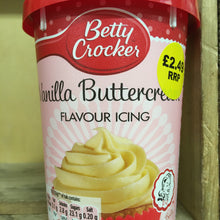Betty Crocker Vanilla Buttercream Icing Tub 400g