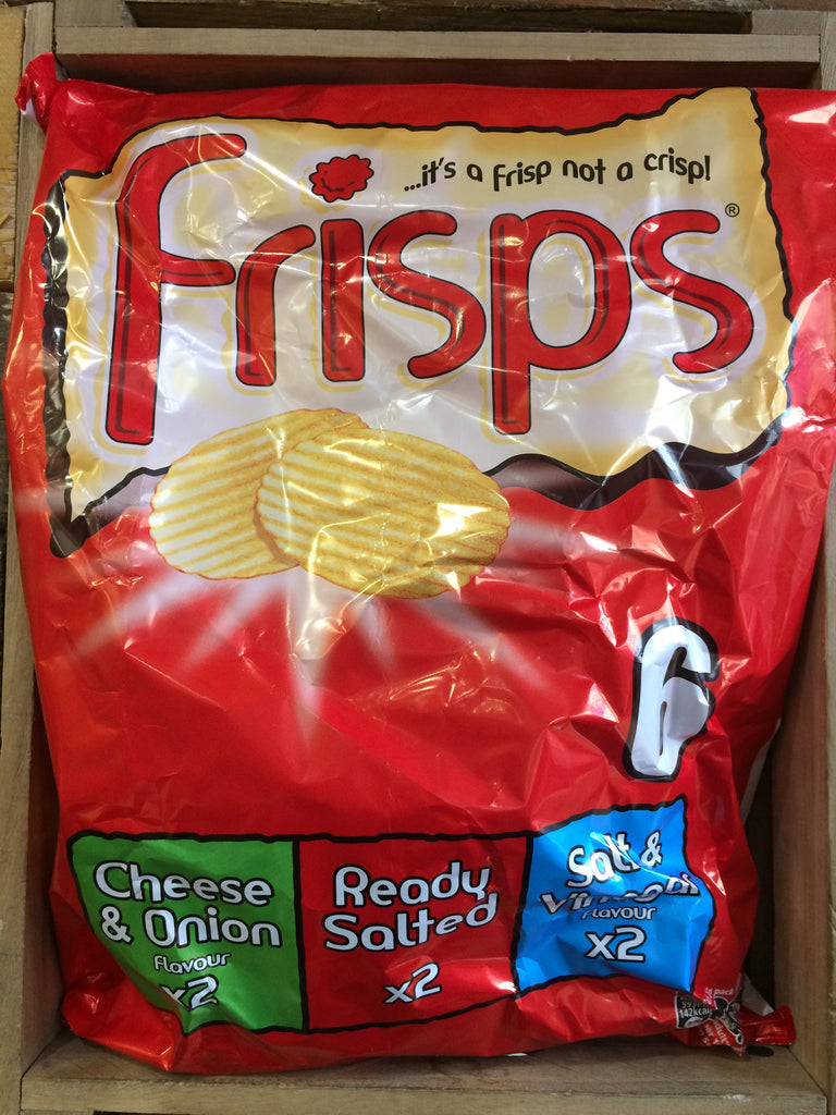 Frisps Assorted Crisps 6 Pack 6X25 5g Low Price Foods Ltd Frisps Assorted Crisps 6 Pack 6X25 5g Low Price Foods Ltd