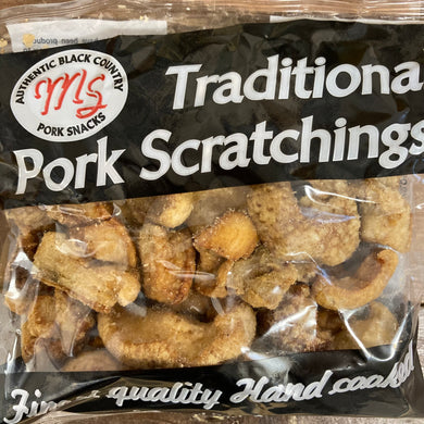 6x Midland Snacks Traditional Pork Scratching Bags (6x80g)