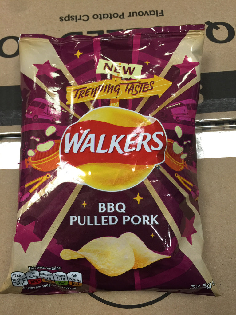Walkers BBQ Pulled Pork 32.5g & Low Price Foods Ltd