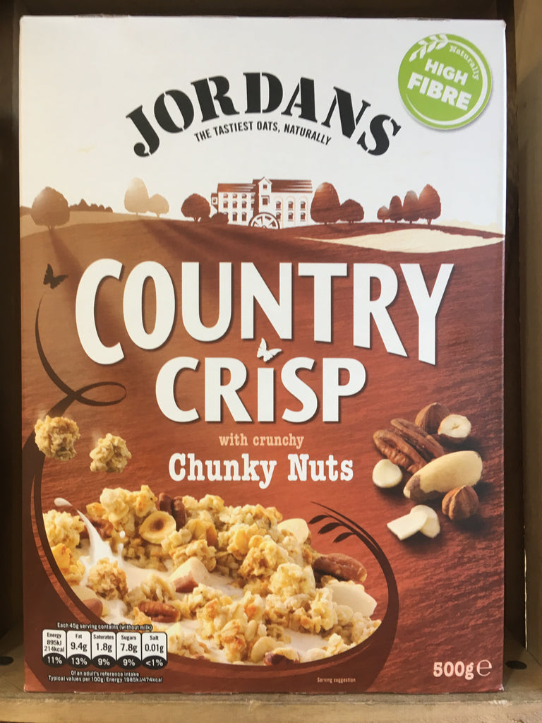 Jordans Country Crisp Chunky Nuts 500g & Low Price Foods Ltd