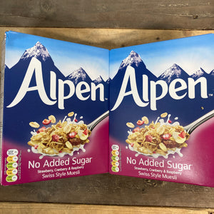 Alpen No Added Sugar Strawberry, Cranberry & Raspberry Muesli