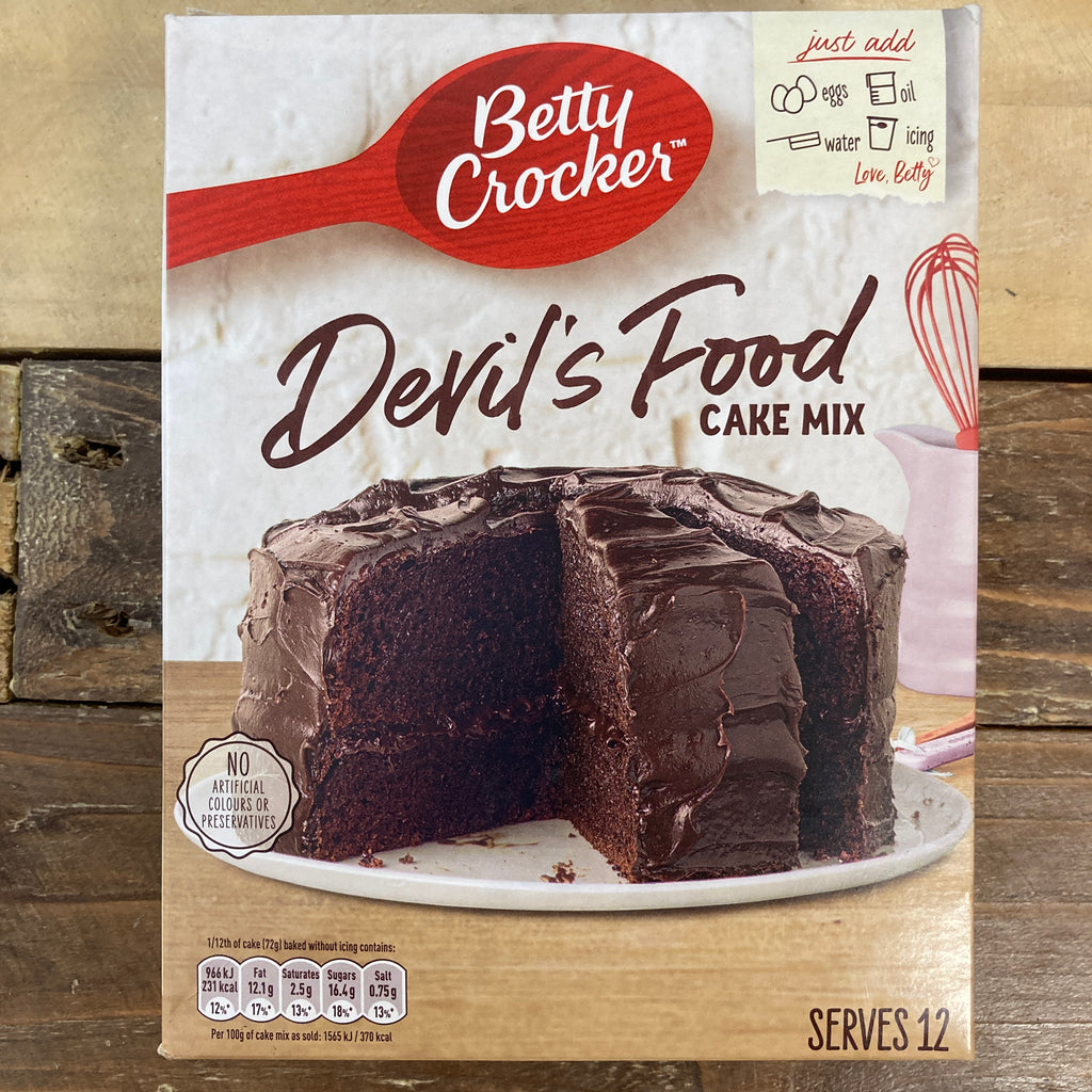 2x Betty Crocker Devil’s Food Cake Mixes (2x425g) & Low Price Foods Ltd