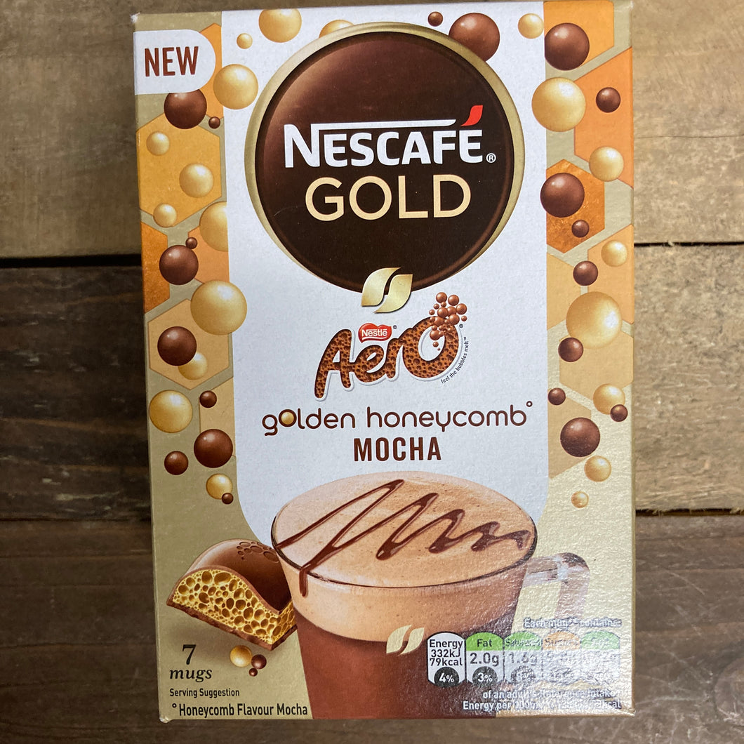 14x Nescafe Aero Golden Honeycomb Mocha Coffee Sachets (2 Packs of 7x1 ...