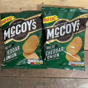 Mccoy's Cheddar & Onion Crisps