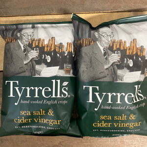 Tyrrells Sea Salt & Cider Vinegar Crisps