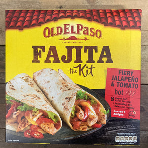 Old El Paso Mexican Fiery Jalapeno & Tomato Fajita Kit
