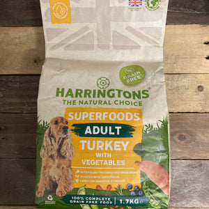 Harringtons Superfoods Grain-Free Turkey Adult Dog Food