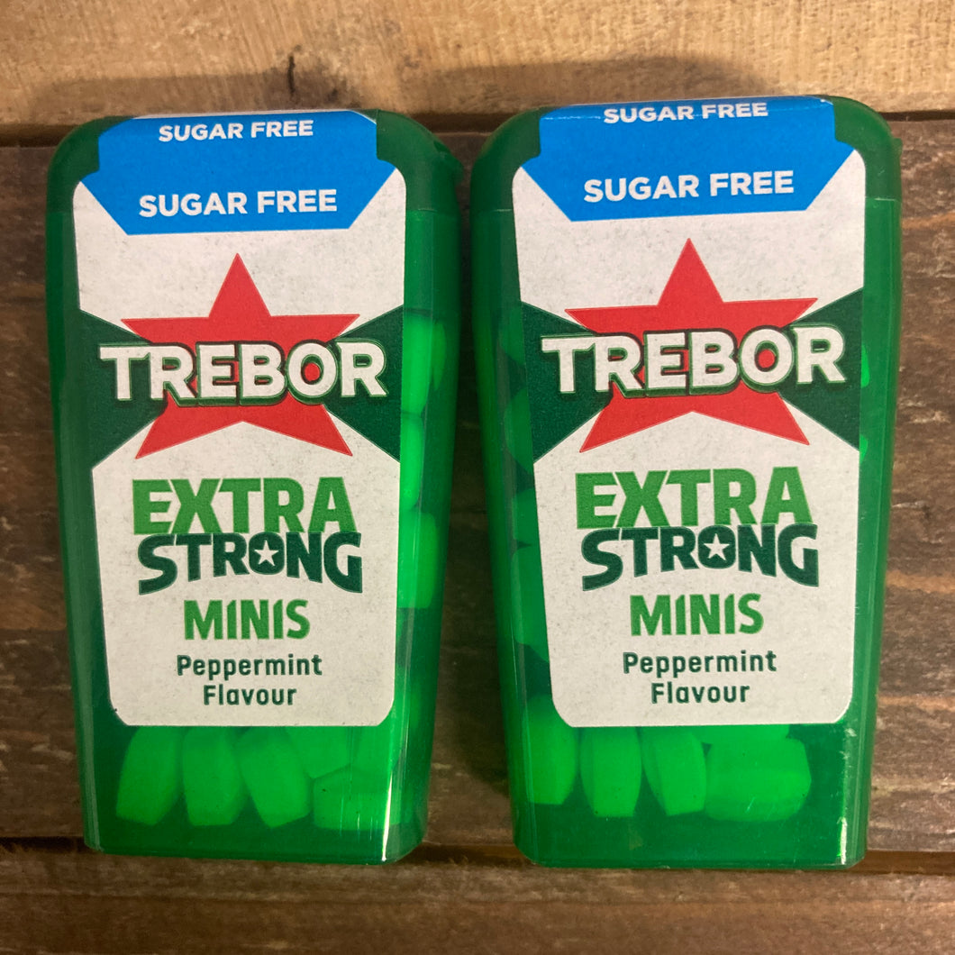 12x Trebor Minis Extra Strong Sugar Free Mints Tubs (12x12.5g) & Low ...