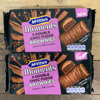 Mcvities Moments Double Chocolate Fudge Brownies