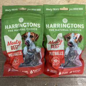 Harringtons Meaty Beef Meatballs Dog Treats