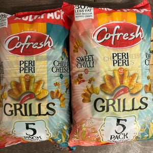 10x Cofresh Potato Grills Snack Bags (2 Packs of 5x20g)