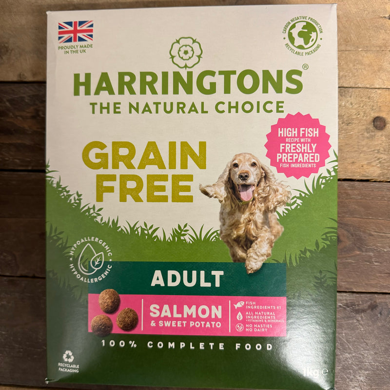 Harringtons salmon and potato grain free hotsell