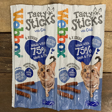 Webbox Cat Tasty Sticks With Cod