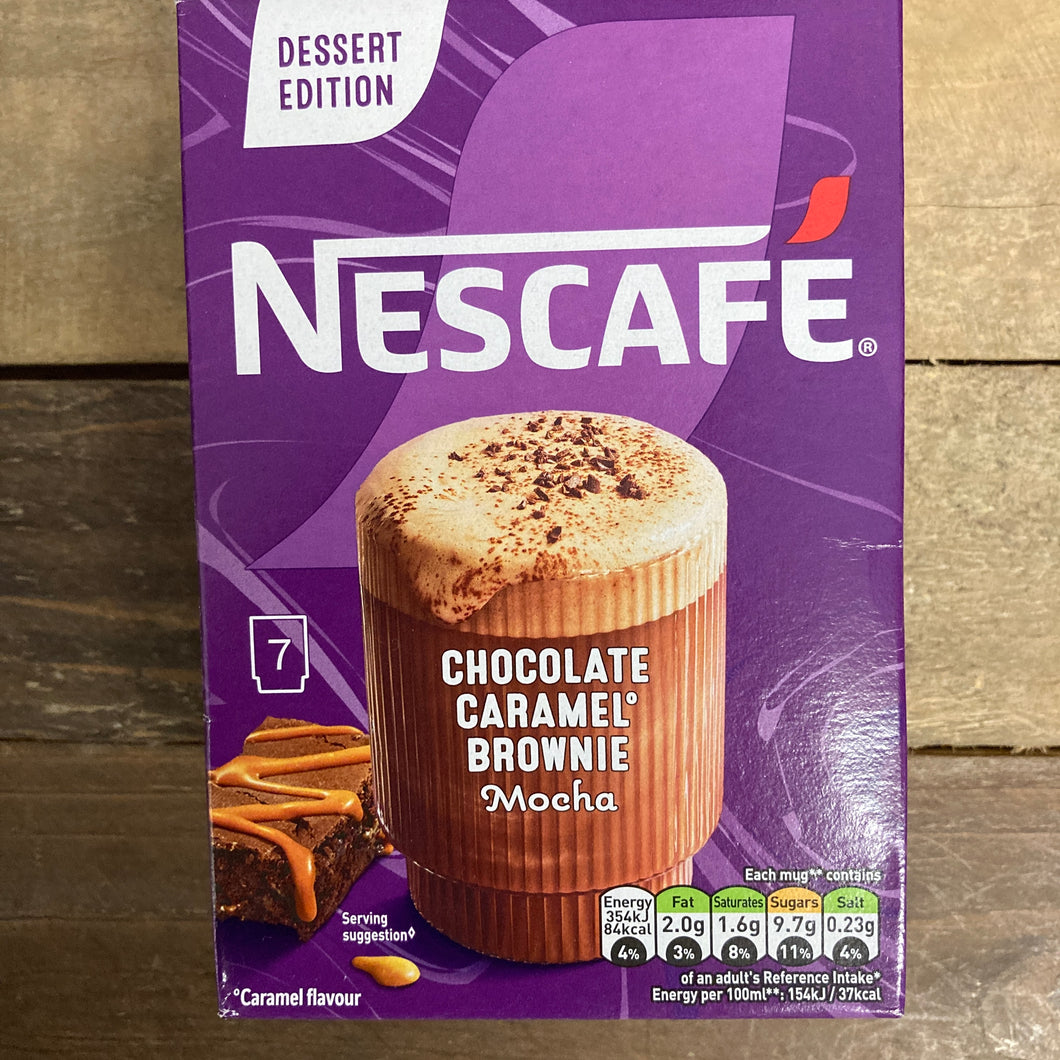 Nescafe Chocolate Caramel Brownie Mocha Sachets