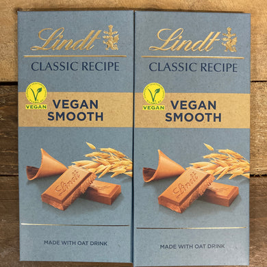 Lindt Classic Recipe Vegan Smooth Chocolate Bars