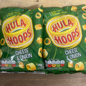 Hula Hoops Cheese & Onion Crisps