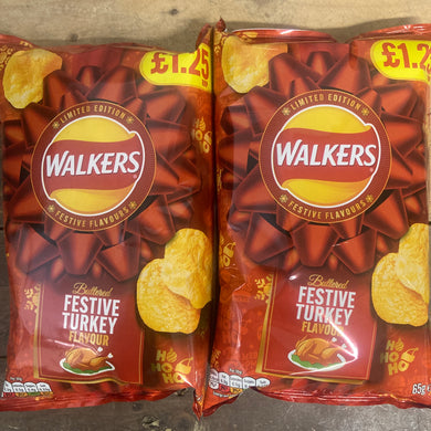 Walkers Festive Turkey Flavoured Crisps