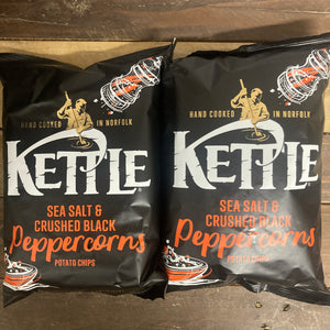 Kettle Chips Sea Salt & Crushed Black Peppercorns Crisps