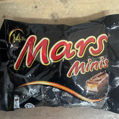 14x Mars Funsize (Minis) Milk Chocolate Bars (1x275g)